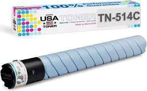 Compatible Konica Minolta TN514C, Bizhub C458, C558, C658 toner (Cyan)
