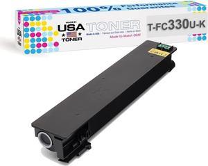 MADE IN USA TONER Replacement for Toshiba T-FC330U-K (TFC330UK), e-Studio 330AC,400AC (Black)