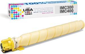 MADE IN USA TONER Replacement for Ricoh, Savin IMC300, IMC400, IMC 300F, IMC 400F, IMC 400SRF Yellow