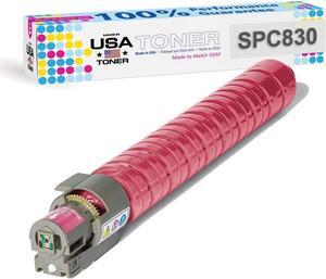 MADE IN USA TONER Compatible Replacement for Ricoh SP C830dn, SP C831dn, 821299, 821183, 821119 (Magenta)
