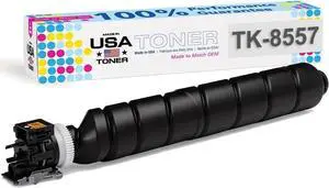 MADE IN USA TONER Compatible Replacement for Kyocera TASKalfa 6054ci, 7054ci, TK-8557K (TK8557K), Black