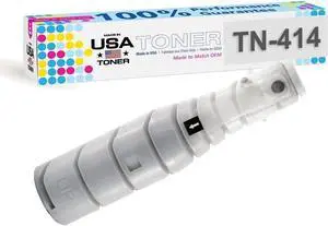 MADE IN USA TONER Compatible Replacement for Konica Minolta® Bizhub 363, 423, TN414 / TN-414 / A202030 (Black, 1 Cartridge)