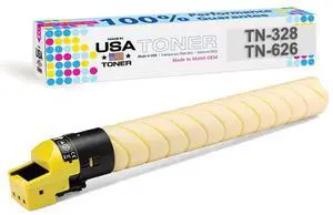 MADE IN USA TONER Compatible Replacement for use in Konica Minolta bizhub C450i, C550i, C650i, TN626Y (Yellow)
