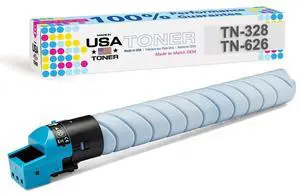 MADE IN USA TONER Compatible Replacement for use in Konica Minolta bizhub C450i, C550i, C650i, TN626C (Cyan)