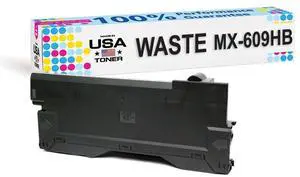 MADE IN USA TONER Compatible Waste Container for Sharp MX-609HB, MX609HB, MX-M2630, MX-M3050, MX-M3070, MX-M4050, MX-M4070, MX-M5070, MX-M2651, MX-M3071,MX-M3571 MX-M4071 MADE IN USA TONER Compatible Waste Container for Sharp MX-609HB, MX609HB, MX-M2630, MX-M3050, MX-M3070, MX-M4050, MX-M4070, MX-M5070, MX-M2651, MX-M3071,MX-M3571 MX-M4071