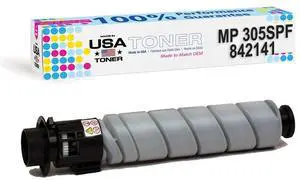 MADE IN USA TONER Compatible Replacement for Ricoh 842141, MP 305spf, MP305+, Type 305 Toner Cartridge for Use in Ricoh Savin Lanier MP305SPF MP 305SPF (Black) MADE IN USA TONER Compatible Replacement for Ricoh 842141, MP 305spf, MP305+, Type 305 Toner Cartridge for Use in Ricoh Savin Lanier MP305SPF MP 305SPF (Black)