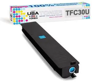 MADE IN USA TONER for Toshiba T-FC30U (TFC30U), e-Studio 2050c, 2051c, 2550c, 2551c (Cyan) MADE IN USA TONER for Toshiba T-FC30U (TFC30U), e-Studio 2050c, 2051c, 2550c, 2551c (Cyan)