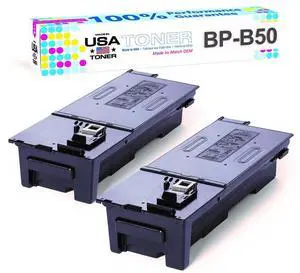 MADE IN USA TONER Compatible Replacement for Sharp BP-B50, BP-B540WR, BP-B550PW, BP-B550WD (Black, 2 packs) MADE IN USA TONER Compatible Replacement for Sharp BP-B50, BP-B540WR, BP-B550PW, BP-B550WD (Black, 2 packs)