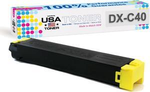 MADE IN USA TONER Compatible Replacement for Sharp DX-C400, DX-C400FX, DX-C310, DX-C310FX, DX-C311, DX-C311FX, DX-C401, DX-C401FX, DX-C40NTY (Yellow)