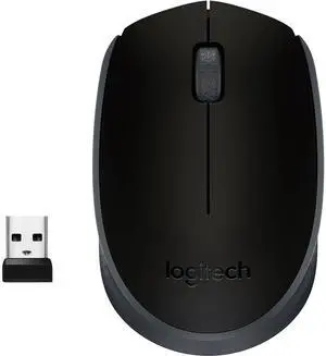Logitech - M170 Wireless Compact Optical Ambidextrous Mouse - Black Logitech - M170 Wireless Compact Optical Ambidextrous Mouse - Black