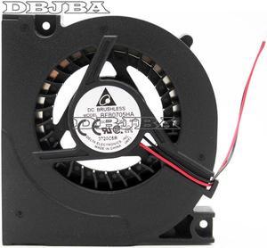 DBTLAP Fan for Delta BFB0705HA-8B52 2PIN (not 3 pin 4 pin) DC5V 0.36A CPU Cooling Fan