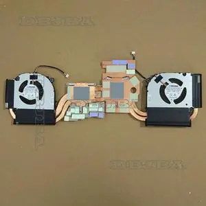 DBTLAP CPU GPU hestsink Fan for Clevo 6-31-V15KN-102 EGC-82071S1-0AH EGC-79071S1-0AH P.PSSA-7NK-240-GP2-B P.PSSA-7NK-230-GP2-B 5V 0.5A
