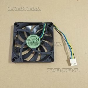 DBTLAP For Everflow R128010BU 80mm 10mm Slim Cooler Heatsink Fan 80X80X10mm 12V 0.35A