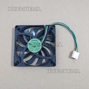 DBTLAP For Everflow R128010BU 80mm 10mm Slim Cooler Heatsink Fan 80X80X10mm Dual Ball Bearing 12V 0.35A