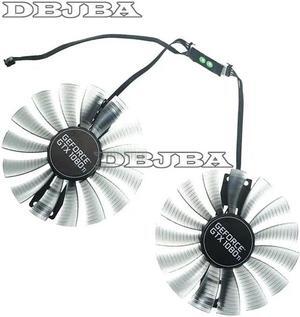 DBTLAP 2PCS/SET FD10015H12S graphics Fan For GAINWARD GTX1080Ti GTX 1080Ti