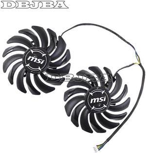 DBTLAP 87mm Fan For MSI ARMOR RX570 RX580 Dual Fan 40mm 4Pin PLD09210B12HH 0.4A