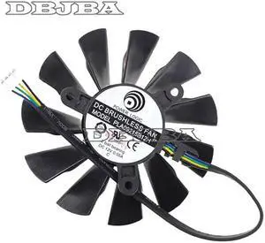 DBTLAP Graphics Card fan PLA09215B12H 4Pin VGA Fan For MSI N560 570 580GTX HD6870 FAN