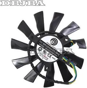 DBTLAP 95mm Fan For MSI GTX750Ti R7 240 250 260 260X Single Fan PLD10010B12HH DC12V 0.40A