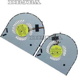 DBTLAP 2PCS/SET Fan For DELL Alienware 15 R2 R3 CPU GPU Cooling Fan DFS200805000T FG36 FG37