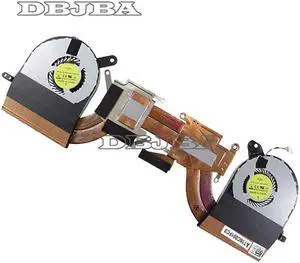 DBTLAP Fan For DELL M13X Laptop Cooling Fan & Heatsink Radiator Cooler 0XXR13 AT16C001FF0
