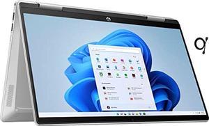 2022 HP Pavilion x360 14 FHD IPS Touchscreen Premium 2in1 Laptop 12th Gen Intel 10Core i51235U Upto 44GHz 8GB RAM 512GB PCIe SSD Backlit KB Fingerprint Reader Windows 11 Home  HDMI Cable