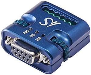 SystemBase - Industrial RS232 to RS422/485 Adapter(Serial Converter) Mini size, No External Power Required(Port Powered), DB9 female, Terminal block, Autoi Toggling, 15kV ESD Protection (CS-428/9AT-mi
