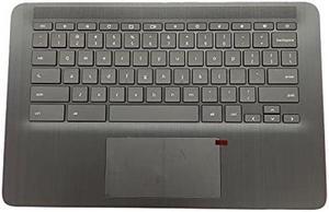 Replacement for HP Chromebook 14 G6 CB14G6 CelN4000 15.6" Laptop Upper Case Palmrest Keyboard Touchpad Assembly Part L90459-001