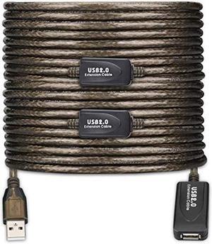LDKCOK USB 2.0 Type A Male to A Female Active Repeater Extension Cable 100ft, High Speed 480 Mbps