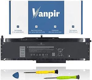 Vanpir VG93N Laptop Battery Compatible with Dell Latitude 15 5580 5590 5591 E5580 E5590 E5591 Precision 15 3520 3530 M3520 M3530 Series Notebook WFWKK 0WFWKK 11.4V 92Wh 7666mAh 6-Cell