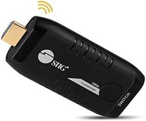 SIIG 1080p Wireless HDMI Extender - Transmitter Unit for HDMI Extender Kit to Support 10 HDMI Displays - (CE-H24E11-S1)