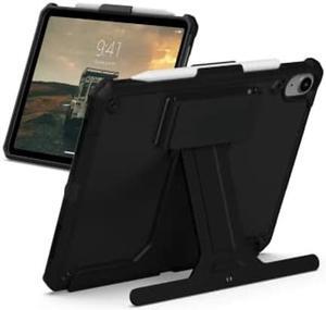 UAG Designed for iPad 10.9" 10th Gen 2022 Case Scout Black with Hand Strap Kickstand Pencil Holder Rugged Lightweight Silm Impact Resistant Protective Folio Cover by URBAN ARMOR GEAR