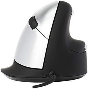 R-Go Tools USB Wired Vertical Ergonomic Mouse, Large(Hand Size Above 185mm) / Right-Handed, Black/Silver, 5 Buttons, Resolution (DPI) 500-1500-2000-3500 for Windows, Mac, Linux, Plug and Play