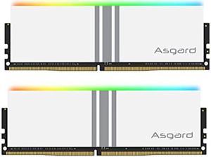 DDR4 Ram Asgard Valkyrie Series 16GB 2 x 8GB 288Pin DRAM DDR4 3600 CL18222242 135V Dual Channel Desktop Memory Model  White