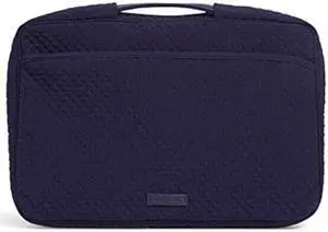 Vera Bradley womens Microfiber Laptop Organizer Tech Accessory, Navy, One Size US
