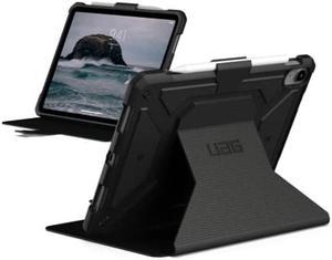 UAG Designed for iPad 10.9" 10th Gen 2022 Case Metropolis Black with Adjustable Stand and Pencil Holder Rugged Non-Slip Tactile Grip Exterior Heavy Duty Protective Folio Cover by URBAN ARMOR GEAR