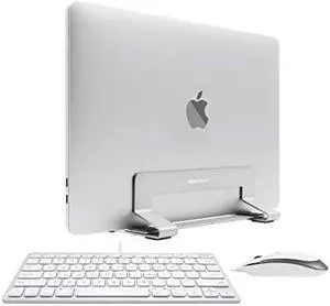 Macally Mini Wired Keyboard & Mouse Combo and an Adjustable Vertical Laptop Stand, Apple Accessories That'll Elevate Your Workspace