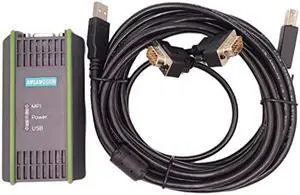 16ft PLC Cable for Siemens S7-200 S7-300 S7-400 6ES7 972-0CB20-0XA0 USB-MPI+ PC USB-PPI,USB/MPI Cable,Data Download Line 6ES7972-0CB20-0XA0, Programming Cable