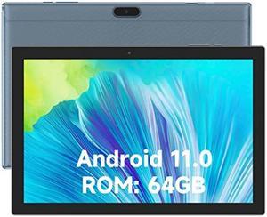 2 in 1 Tablet, 10 inch Tablet Android 11.0 Tablets PC with Keyboard Case  Mouse Stylus Film, 4GB RAM+64GB ROM 512GB Expandable Tableta Computer, 10.1
