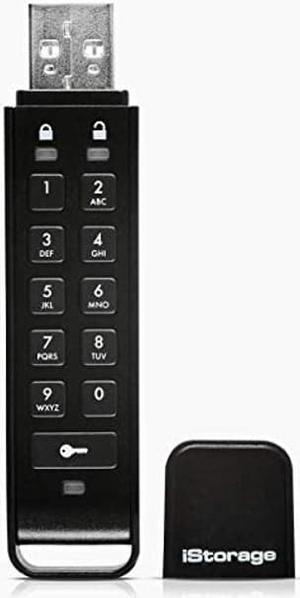 iStorage datAshur Personal2 16 GB Secure Flash Drive - Password Protected, Dust, Portable, Military Grade Hardware Encryption, USB 3.0 IS-FL-DAP3-B-16