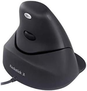 Ergoguys Ergonomic Rockstick 2 Meduim Mouse Wireless KOV-RS200WM, Black