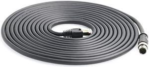 DRRI M12 8 Pole Male A Coding to RJ45 Ethernet Cat5e Cable for Cognex CKR-202-001 CCB-84901 CFB-IC3 VPRO-Base-U CFB-CBL-15 (10M)