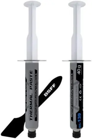BSFF Thermal Paste, 80g with Toolkit CPU Paste Thermal Compound Paste Heatsink for IC/Processor/CPU/All Coolers, Carbon Based High Performance