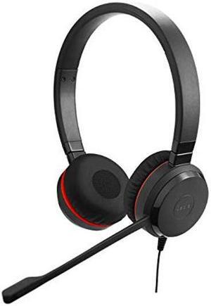 Jabra Evolve 30 II Wired Headset, Stereo, UC-Optimized - Telephone Headset with Superior Sound for Calls and Music - 3.5mm Jack/USB Connection - Pro Headset with All-Day Comfort