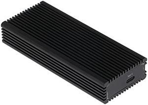 Sedna USB 3.2 Gen 2x2 20Gbps SuperSpeed+ Type-C to NVMe PCI-E M-Key Solid State Drive SSD Enclosure, Aluminum, Black (SE-USB32G2X2-EH-343-M2)