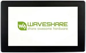 [Latest Version] Waveshare 7inch Capacitive Touch Screen LCD Monitor for RPi 400 4 3 Model B Compatible with All Versions of Raspberry Pi Windows with HDMI/VGA Port with Case