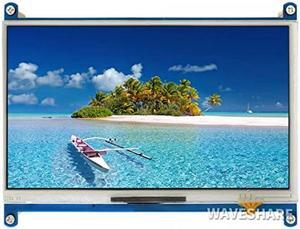 waveshare 7inch Resistive Touch Screen LCD Compatible with Raspberry Pi 4B/3B+/3A+/2B/B+/A+/Zero/Zero W/WH/Zero 2W CM3+/4 Series Boards 1024x600 Resolution HDMI IPS Supports Windows