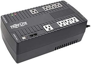 Tripp Lite 550VA UPS Battery Backup, 300W AVR Line Interactive, USB, Ultra-Compact (AVR550U), Black