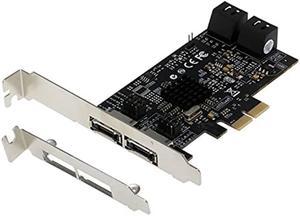 SEDNA - 4 Port PCI Express 2.0 SATA III 6Gbps RAID Controller Card (RAID 0/1/10) with HyperDuo SSD Tiering