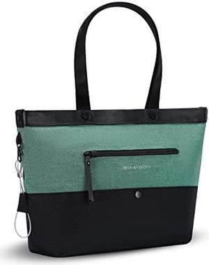 Sherpani Cali, Anti Theft Tote Bag, Travel Bag, Tote Purse, Teacher Bag, Work Tote Bags for Women, Laptop Bag, Fits 15 Inch Laptop (No Sleeve) (Teal)