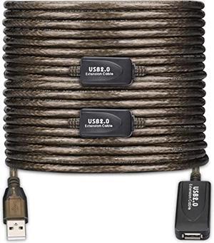LDKCOK USB 2.0 Type A Male to A Female Active Repeater Extension Cable 130ft, High Speed 480 Mbps